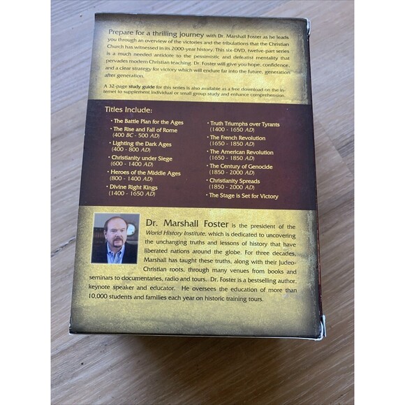 From Terror to Triumph 6 DVD Set Marshall Foster Video Series World History Rare - Picture 7 of 8
